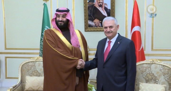 Yıldırım, Suudi Veliaht Prensi ile görüştü