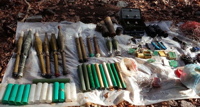 Amanoslarda PKK’ya ait sığınak bulundu