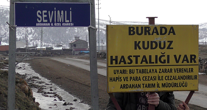 Ardahan&#039;da bir ilçe ve üç köy karantinaya alındı