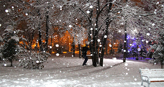 Ardahan'da kartpostallık kar görüntüleri