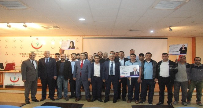Taşeron işçilerin kadroya geçiş müracaatları zılgıt ve yoh yohlarlar eşliğinde yapıldı