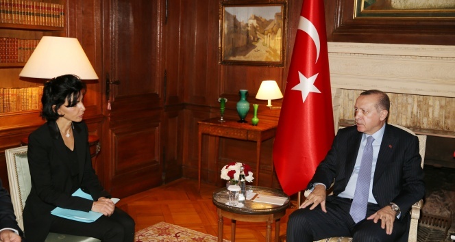 Cumhurbaşkanı Erdoğan, Rachida Dati'yi kabul etti