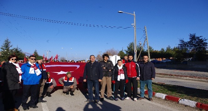 Sarıkamış Şehitlerini anma yürüyüşü düzenlendi