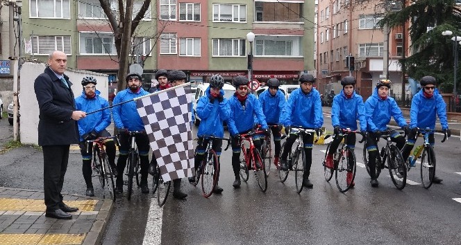 4. Sarıkamış Şehitlerini Anma Bisiklet Turu’nda bisikletçiler Trabzon’a ulaştı