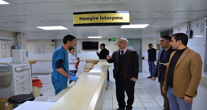 Başhekim Kadiroğlu hastaneleri denetledi