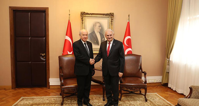 MHP Genel Başkanı Bahçeli, Binali Yıldırım&#039;ı tebrik etti
