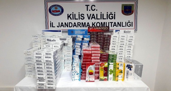 Kilis’te kaçak sigara operasyonu
