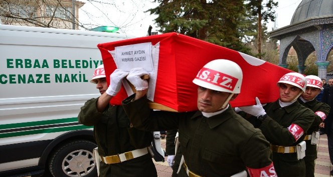 Kıbrıs gazisi için tören düzenlendi