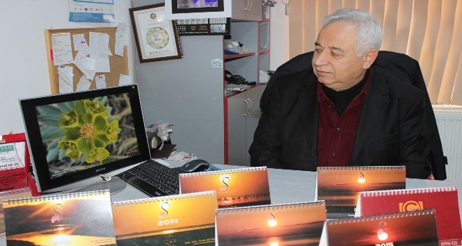 11 Yıldır hazırladığı takvimle Seyfe Gölünü anlatıyor