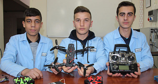 Öğrenciler, 85 kilometre hıza ulaşan hız dronu yaptı