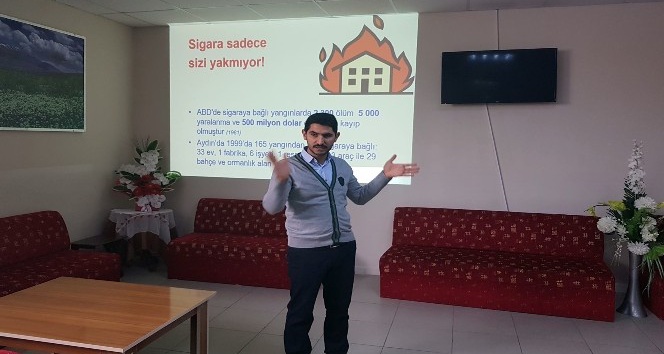 KYK personeline sigaranın zararları anlatıldı