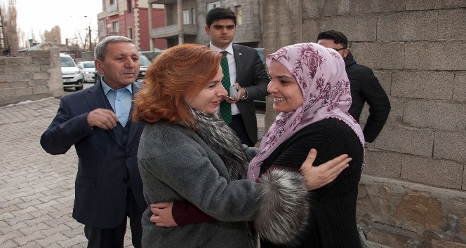 Sevcan Zorluoğlu, şehit ailelerine yönelik ev ziyaretleri devam ediyor