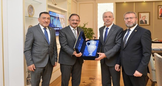 Başkan Saraçoğlu’ndan Bakan Öshaseki’ye teşekkür ziyareti