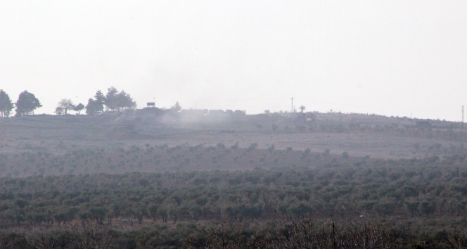 TSK, Afrin&#039;de PYD mevzilerini vurmaya başladı!