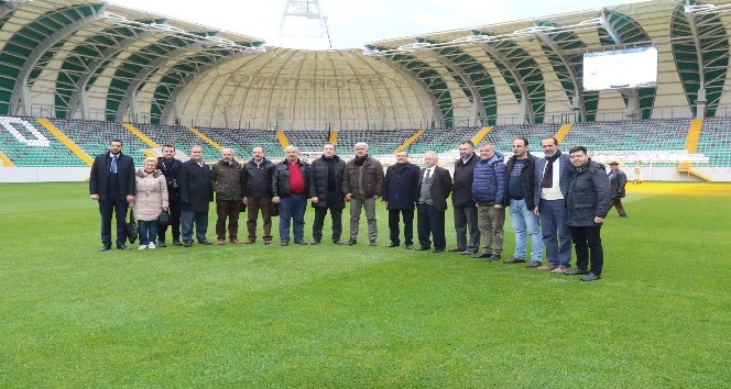 Akhisarspor’un yeni stadı basına tanıtıldı