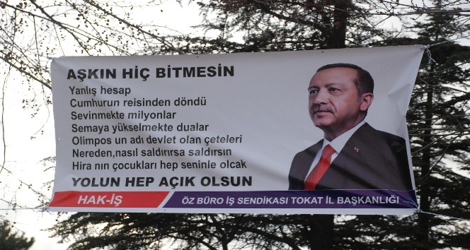 Tokat’ta, Cumhurbaşkanı Erdoğan hazırlığı