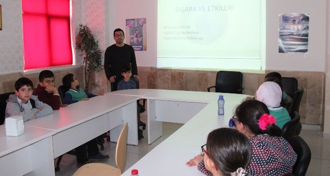 İl Sağlık Müdürlüğünden ‘tütün maddeleri’ zararları eğitimi