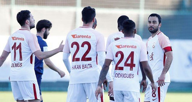 Galatasaray&#039;dan gollü prova