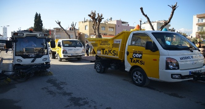 Mersin’de ’Çöp Taksi’ uygulaması