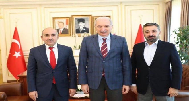Başkan Kara Büyükşehir Belediye Başkanı Uysal ile bir araya geldi