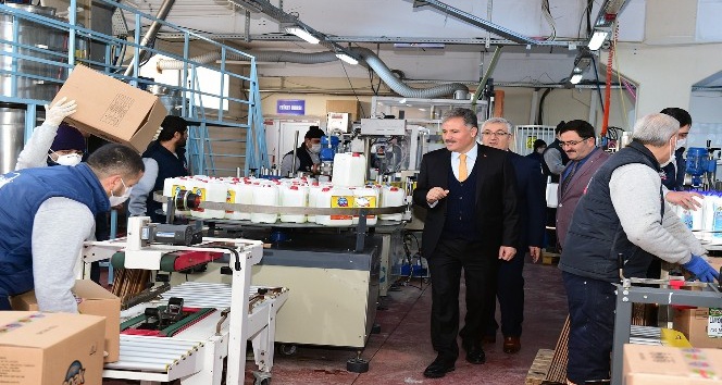 Başkan Çakır’dan Esenlik Kimya Fabrikasına ziyaret