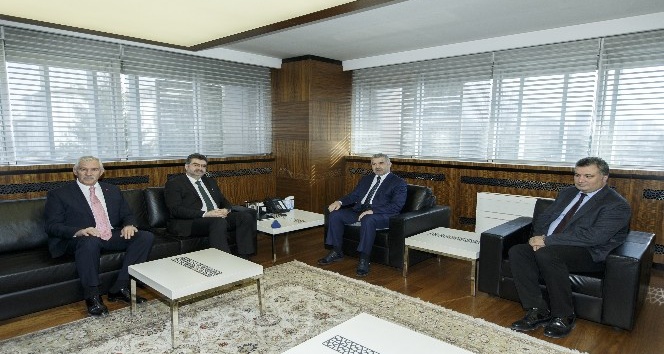 Milli Eğitim Bakan Yardımcısı Orhan Erdem Başkan Çelik’i ziyaret etti