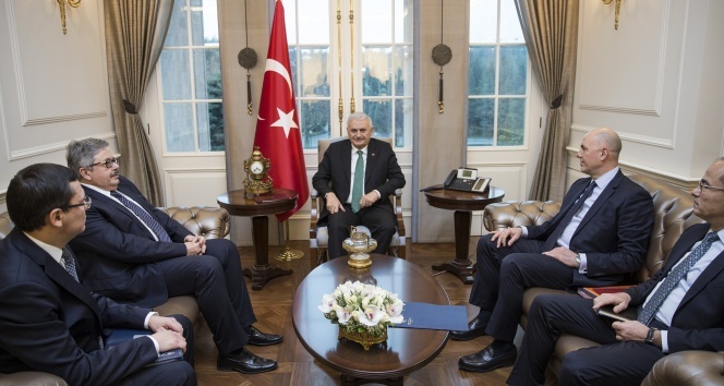 Başbakan Yıldırım Rusya’nın Ankara Büyükelçisi Yerhov’u kabul etti