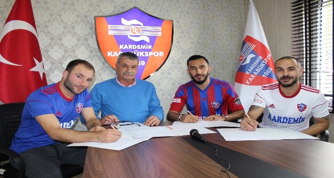 Karabükspor, 3 oyuncuyla resmi sözleşme imzaladı