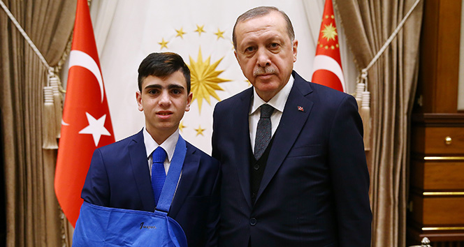 Erdoğan, Filistin direnişinin simgesi Cuneydi’yi kabul etti