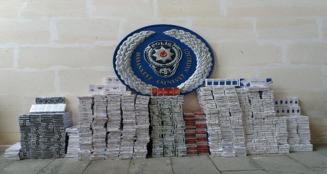 Hasankeyf’te 3 bin 780 paket kaçak sigara ele geçirildi