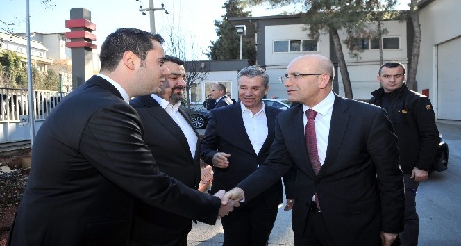 Başbakan Yardımcısı Mehmet Şimşek Özpolat Makina’yı ziyaret etti