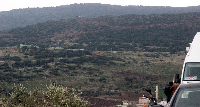 Kara harekatının başlangıç bölgesi İHA tarafından görüntülendi