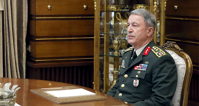 Org. Akar, İran Genelkurmay Başkanı Tümgeneral Bagherı ile görüştü