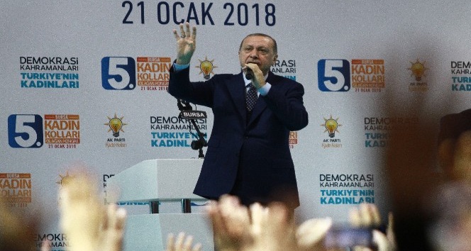 Erdoğan: &quot;Bursa’yı şaha kaldırmadan bize dinlenmek haramdır&quot;