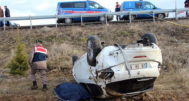 Kütahya&#039;da trafik kazası: 2 ölü !
