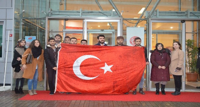 Üniversite öğrencilerinden Afrin Harekâtı’na destek