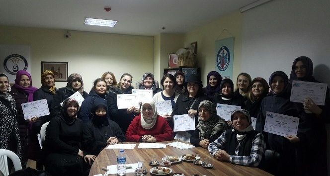 Kadın girişimciler sertifikalarını aldı