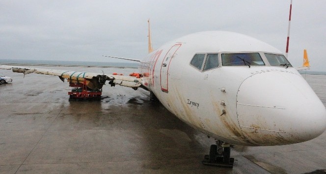 Trabzon’da pistten çıkan uçak hurdaya ayrılacak