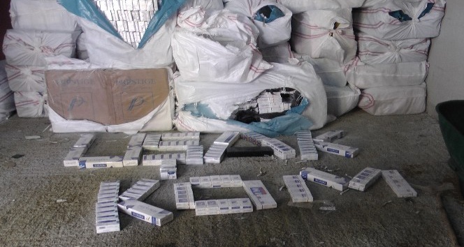 Uşak’ta 39 bin paket kaçak sigara ele geçirildi