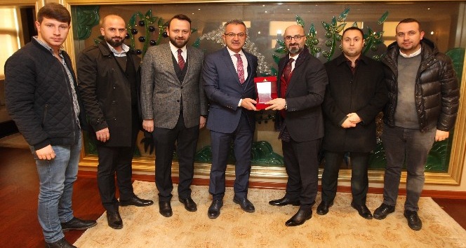 Fırtına Trabzonsporlular Başkan Köşker’i ziyaret etti
