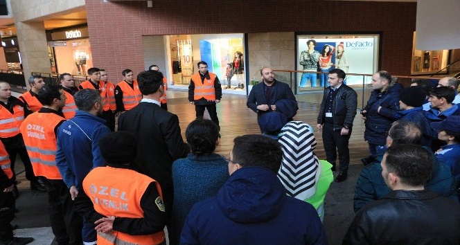 Forum Trabzon AVM’de tatbikat