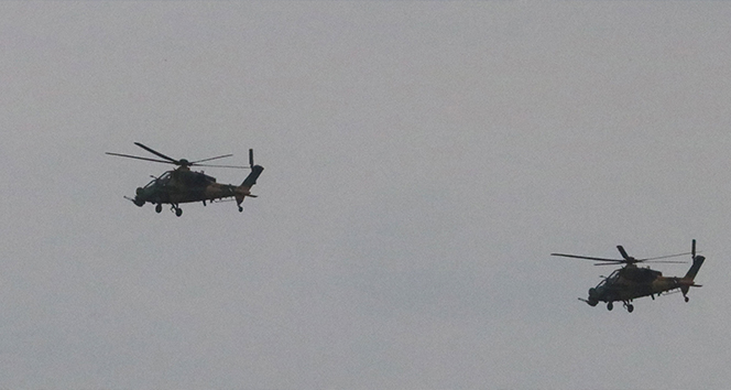 Zeytin Dalı Harekatı&#039;na katılan helikopterler Türkiye&#039;ye döndü