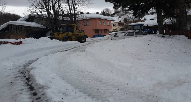 Kastamonu’da 205 köy yolu kar yağışı nedeniyle kapandı