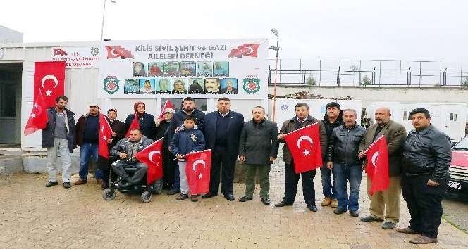 Sivil şehit ailelerinden operasyona tam destek