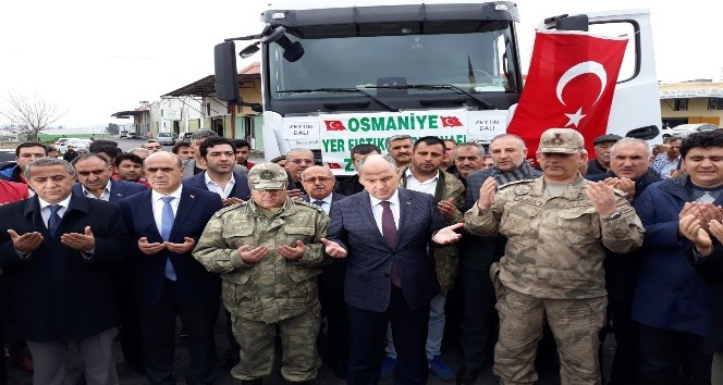 Mehmetçiğe Osmaniye fıstığı