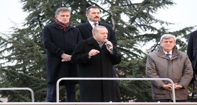 Cumhurbaşkanı Erdoğan, Yuvacık’ta vatandaşlara seslendi