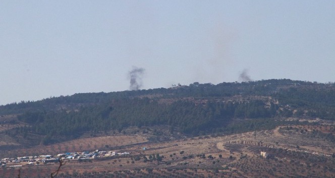 Bursiye dağı havadan karadan ateş altında