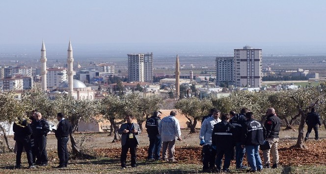 Kilis’te zeytin bahçesine roket düştü