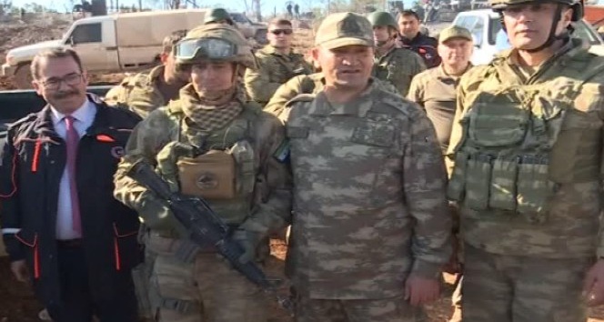 2. Ordu Komutanı Korgeneral İsmail Temel, Burseya Dağı’nda