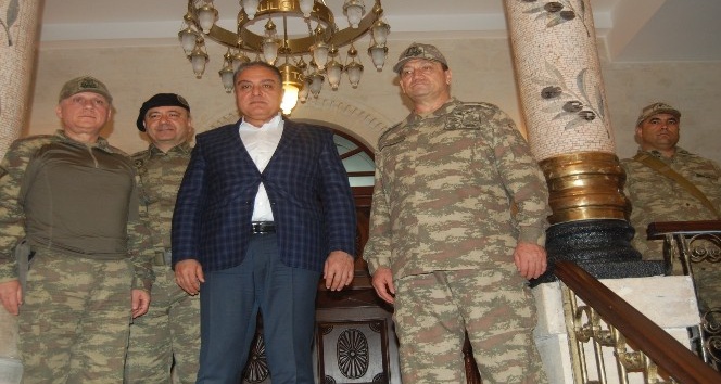 Afrin operasyonunu yöneten Korgeneral Temel’den Kilis Valiliğine ziyaret